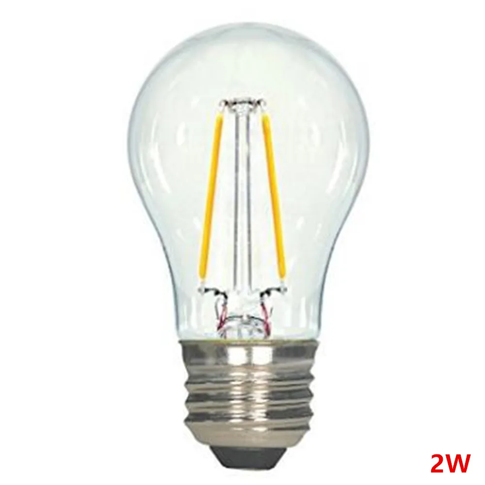 Retro LED Filament Bulb A60 2W/4W/6W/8W E27/E26 AC220V/110V Warm White/Cold White Dimmable Clear Glass Shell Edison Retro Lamp