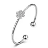 Elegant Top Quality Clear Crystals Flash Drive Bracelet Bangle Woman