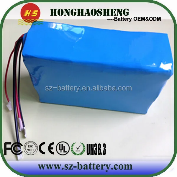 Can Be Customized 24v 36v 48v 10ah 20ah 30ah 18650 Liion Battery Pack