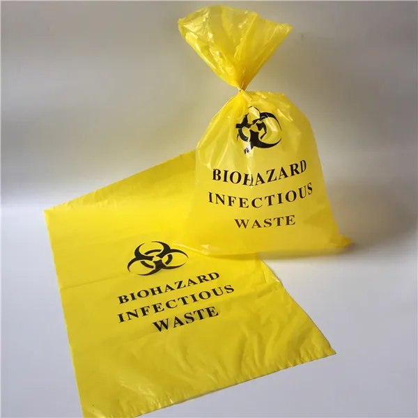 Hospital Biodegradable Yellow Biohazard Bag Very Thick Yellow Medical Waste Bag Buy Medical