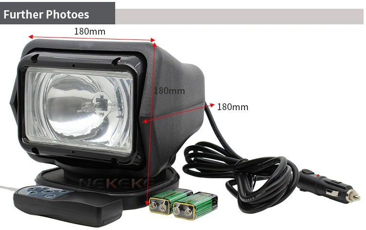 35w 12v marine SearchLight Remote Control Magnetic For Car Fish Boat