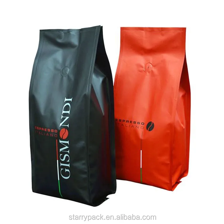 1kg Stand Up Roasted Coffee Bean Pouch Bag With Zippercustom Printed