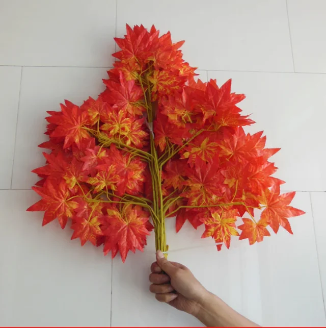 Wholesale Artificial Maple Leaves Fake Maple Tree Branches And Leaves Home Decoration Buy