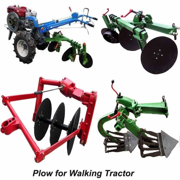 With Gearbox Hot Selling 12hp Mini Walk Tractor Hand Disc Plough Buy