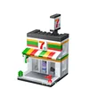 Nanoblocks Street view Micro DIY Building Bricks Cute Cartoon Mouse Mini Blocks For Kid Building Blocks