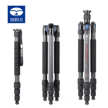 SIRUI W-2204 W2204 Tripod Carbon Fiber Flexible Monopod For Camera Water/Sand/Dust Proof Triopd 4 Section DHL Free Shipping