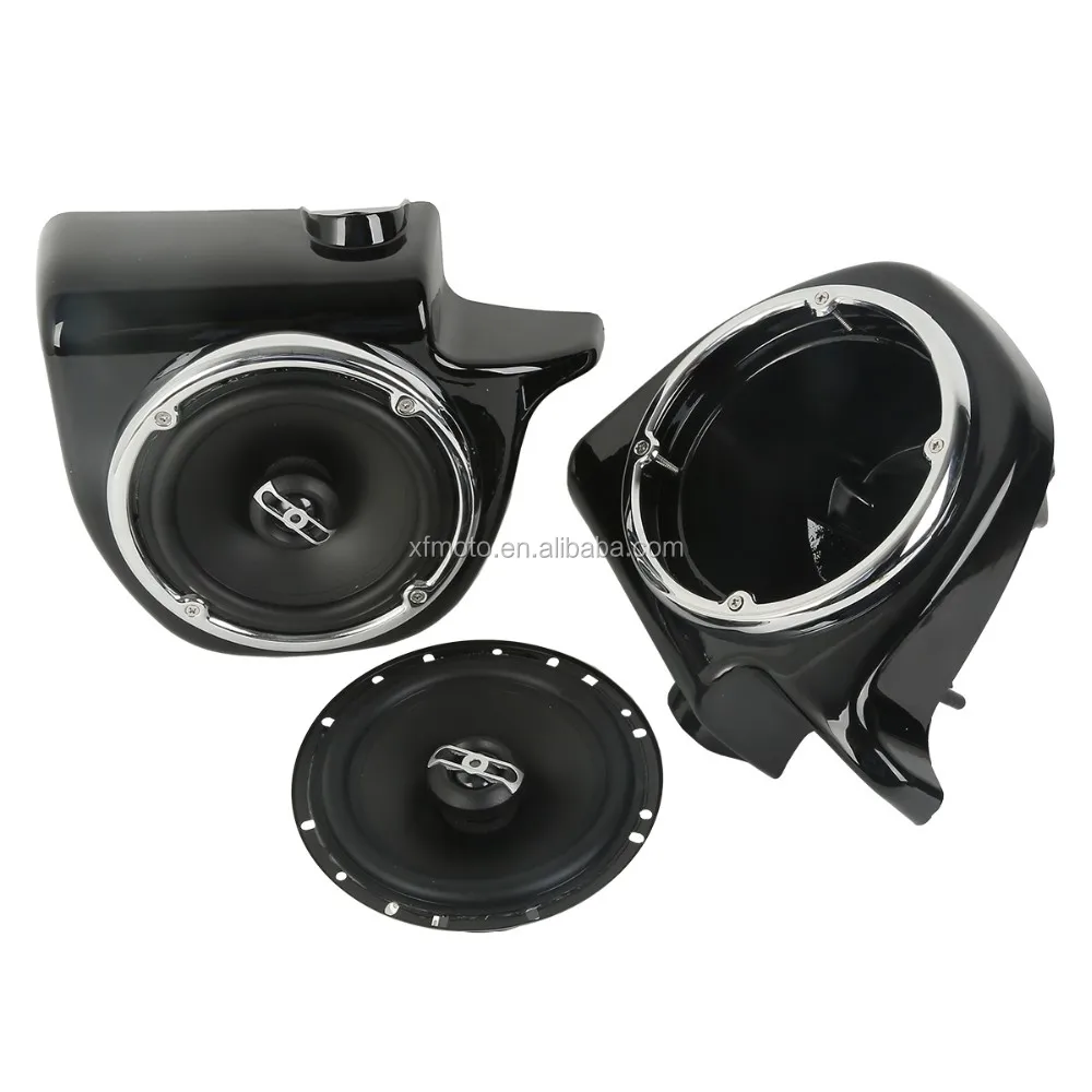 6.5" Speaker + Lower Vented Fairing Box Pods For Touring Flht Flhx Fltr