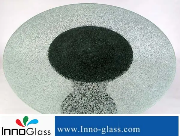 black-lacquered-metal-cone-pedestal-table-with-smoked-crackle-glass-top-round-crackle-glass-coffee-table-crackle-glass-table-top-furniture-dining-room-cool-crackle-glass-table-top