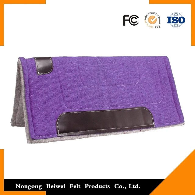 best selling wool felt saddle pad made in China