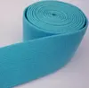 Turquoise Blue Felt / Plush Surface Elastic Band Waistband Crafts Supply 1 inch 2.54 cm width/ 1.5mm thickness EB9