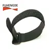 factory supply nylon hook and loop fixed straps with plastic buckle for secure goods more firmly