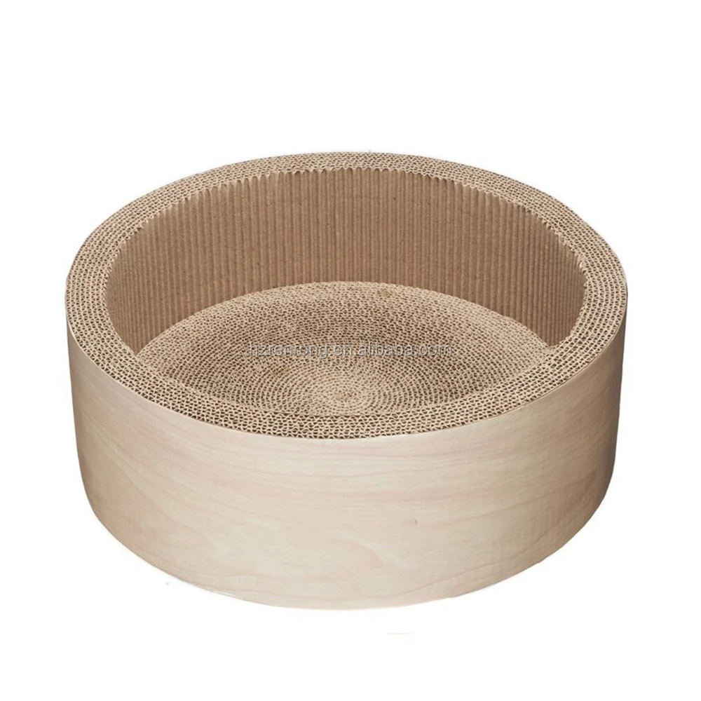 Guaranteed Quality Cardboard Cat Bed Round Custom For Cats ...