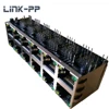2*1 2*2 2*4 2*6 2*8 2*N Port RJ45 Connector 2 * 6 Port RJ-45 Jack RJV-12R5100---LINK-PP Is The Preferred Supplier Of TI Intel