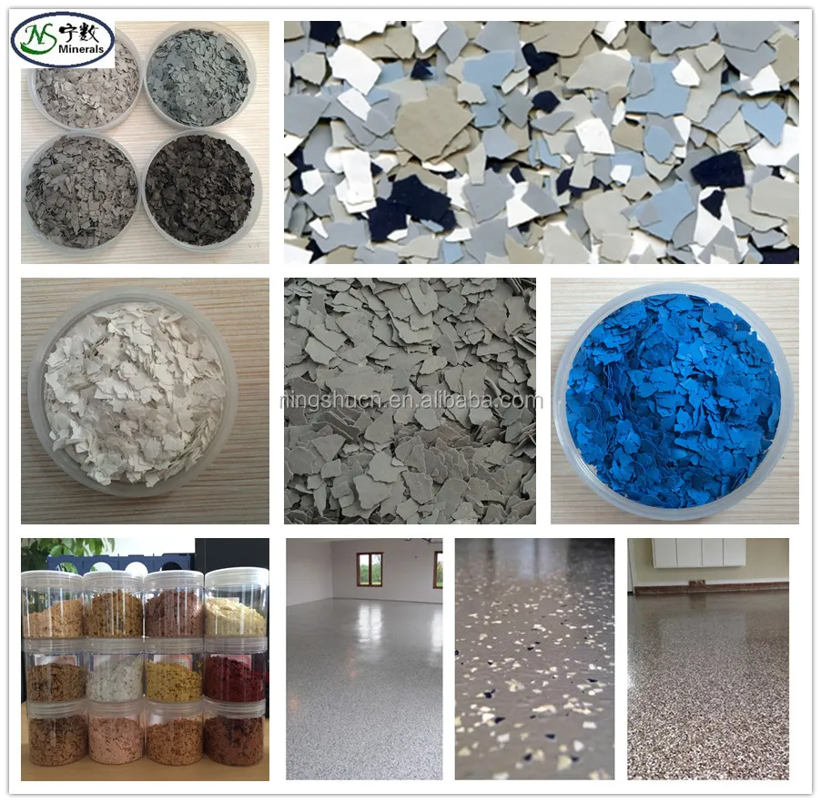 Price Per Ton Epoxy Flooring Paint Color Flakes Composite Rock