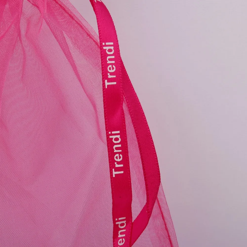 Personalized Promotion Organza Gift Pouch Wholesale White Drawstring ...