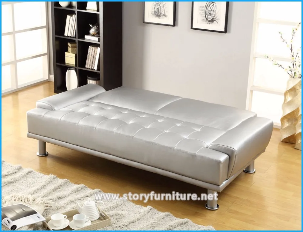 Divano componibile divano letto in pelle, legno coperta rattan ... Divano letto in ferro battuto