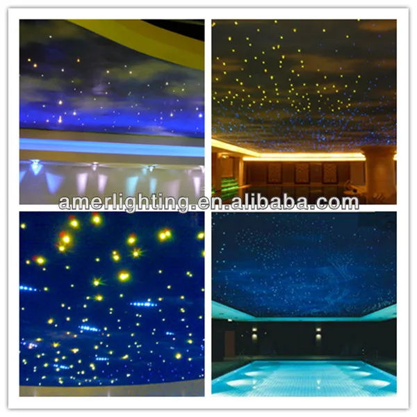 Rgb Led Fiber Optic Star Ceiling Kit 0.75mm 200 Pcs *2 Meters Fiber