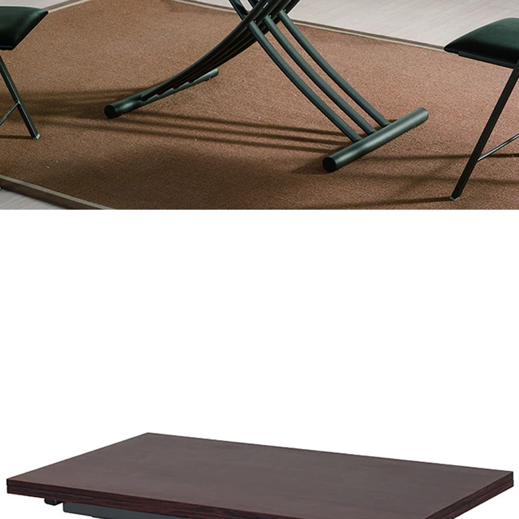 Hot Transforming Dining Table Up & Down Coffee Table Multi-use Space ...