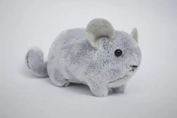 stuffed chinchilla toy