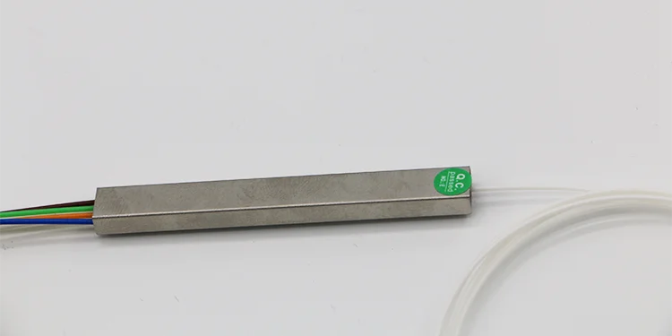 1270nm 1610nm 1x2 1x4 1x8 1x16 1x32 single mode APC steel tube fiber optical PLC splitter