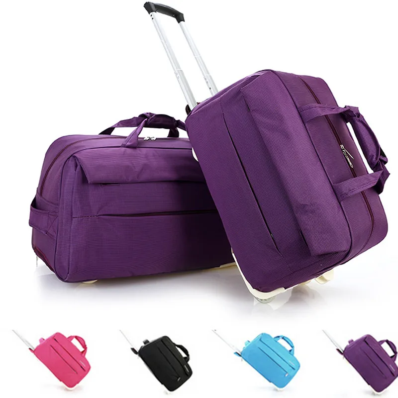 Easy Trip Luggage Wheeled Trolley Duffel Travel Bag - Buy Custom Ladies