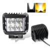 Mini Led Worklight 3Inch Dual Color Offroad Red Blue Amber Square Car 36W Led Strobe Work Light
