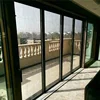 Bottom trackless PET pleated mosquito screen door