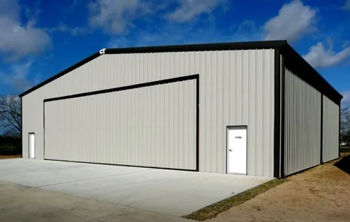 prefabricated aircraft hangar