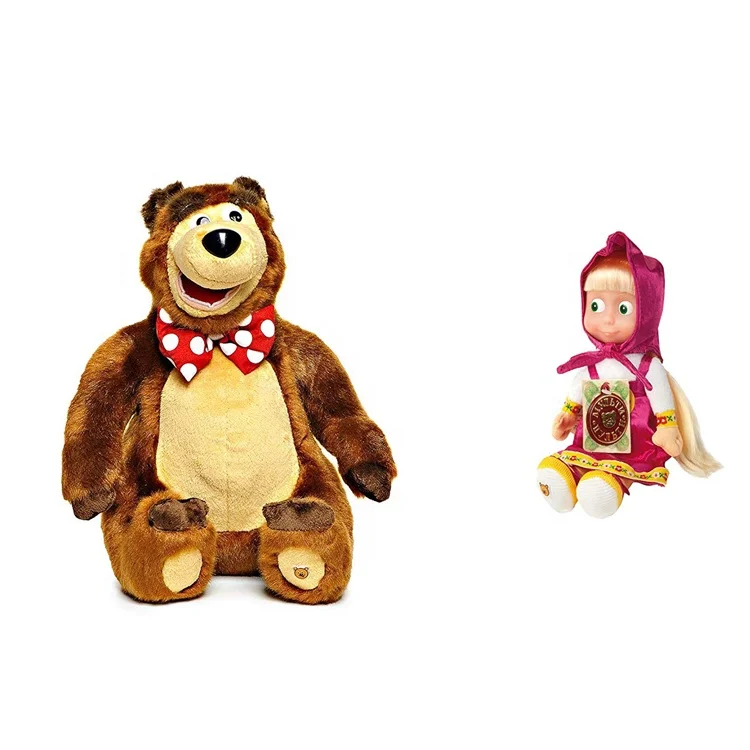 Promotional Kinds Doll Masha And The Teddy Bear Plush Toys - Buy Masha ...