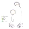 Modern Style Eye-caring Clip Reading Lamp, Flexible Unshadowed Touch Switch LED Clip Desk Lamp