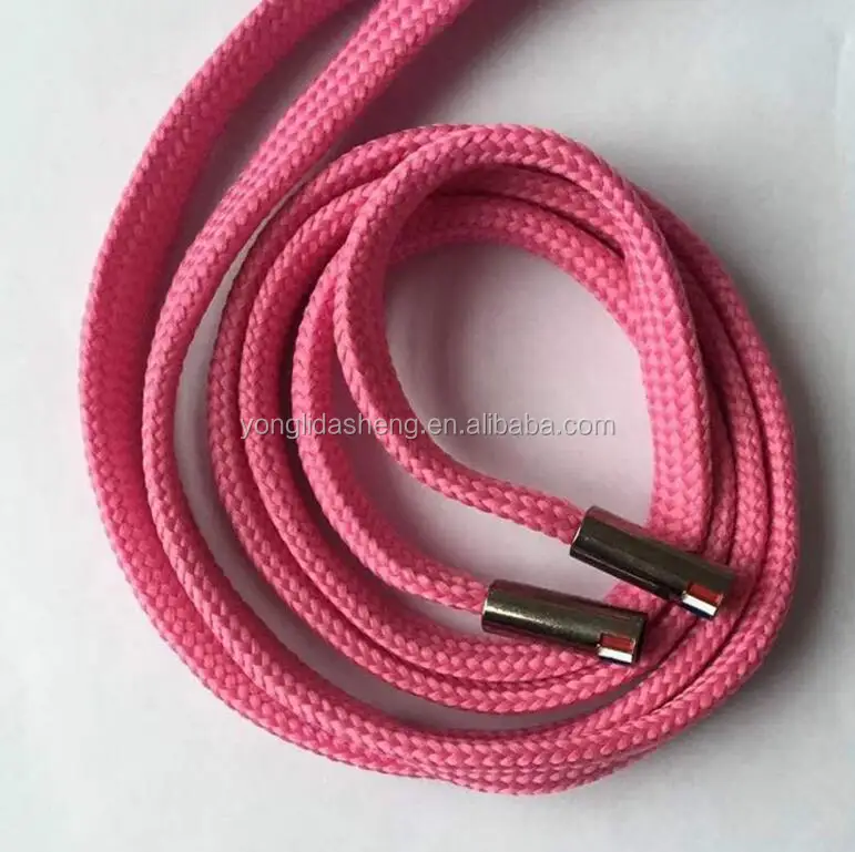Replacement 51" Flat Drawstring Lace Cord With Metal Tip For Hoodies