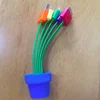 flower pot shaped charging cables, 5 in 1 multi Data Cables
