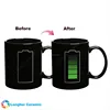12oz heat reactive ceramic color changing custom coffee mug cup