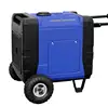 Remote start 7 kw gasoline inverter generator silent type