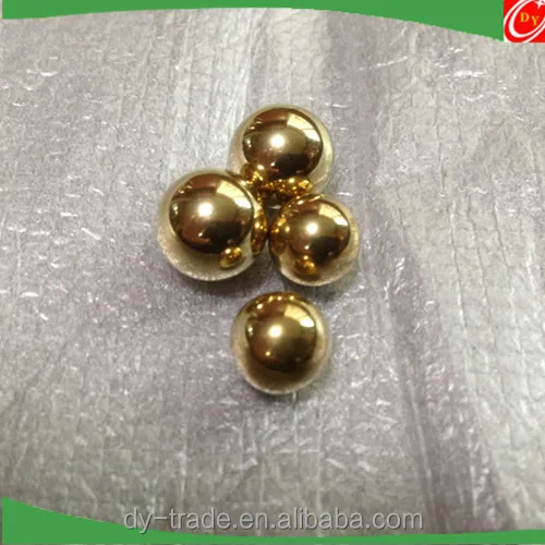 Hollow Drilled Hole Brass Ball for shoes /  Glod metal ball for jewelry