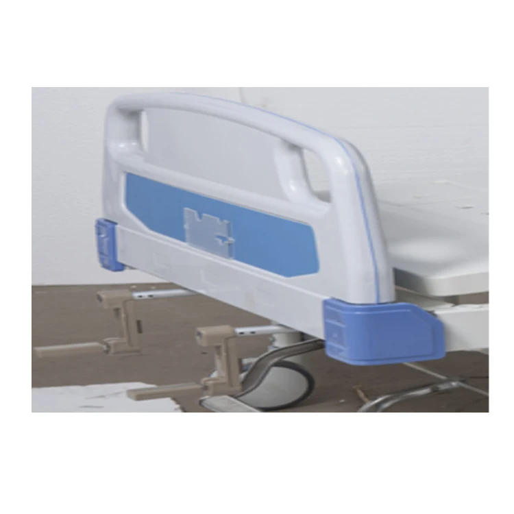 2crank manual with Aluminum alloy guardrail nursing bed