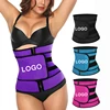 Custom Logo printed women wholesale sweat slimming belt sport shaper neoprene waist trimmer trainer