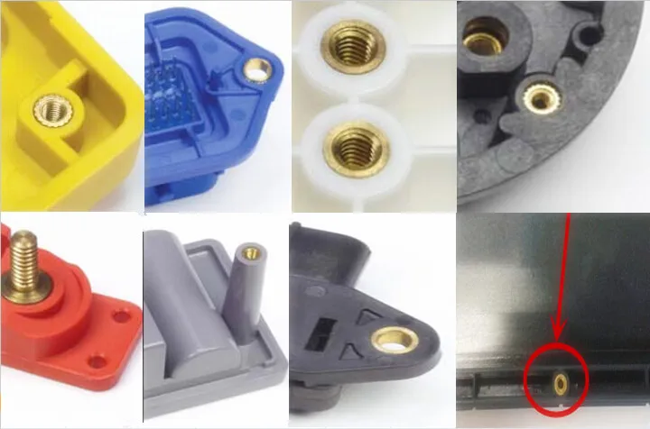 M2.5 M3 M4 M5 M6 M8 Brass Threaded Insert Nut For Insert Molding