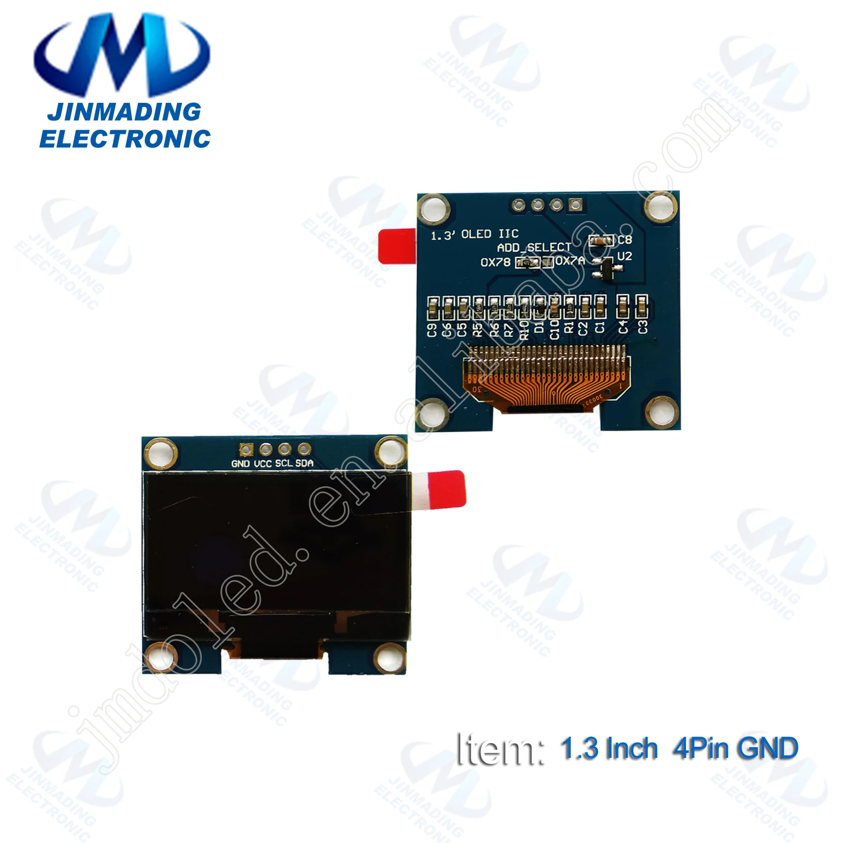 HQ 0.96/" 128*64 OLED Graphic Display Module SPI LCD Color White SSD1306