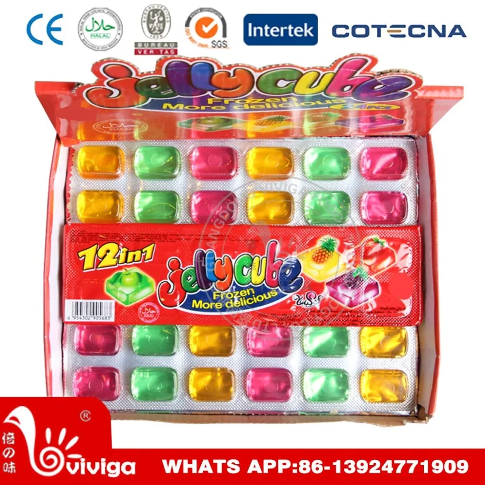 12in1 Halal 4 Fruity Flavor Cube Jelly Candy Frozen Delicious Buy