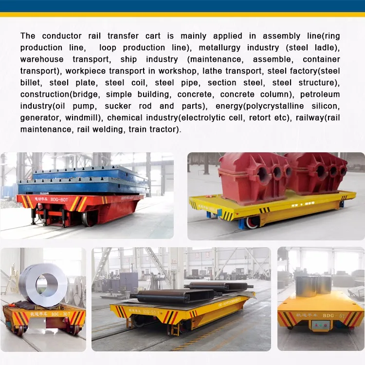 Production of customized battery electric flatbed cart rail ground translation vehicle
