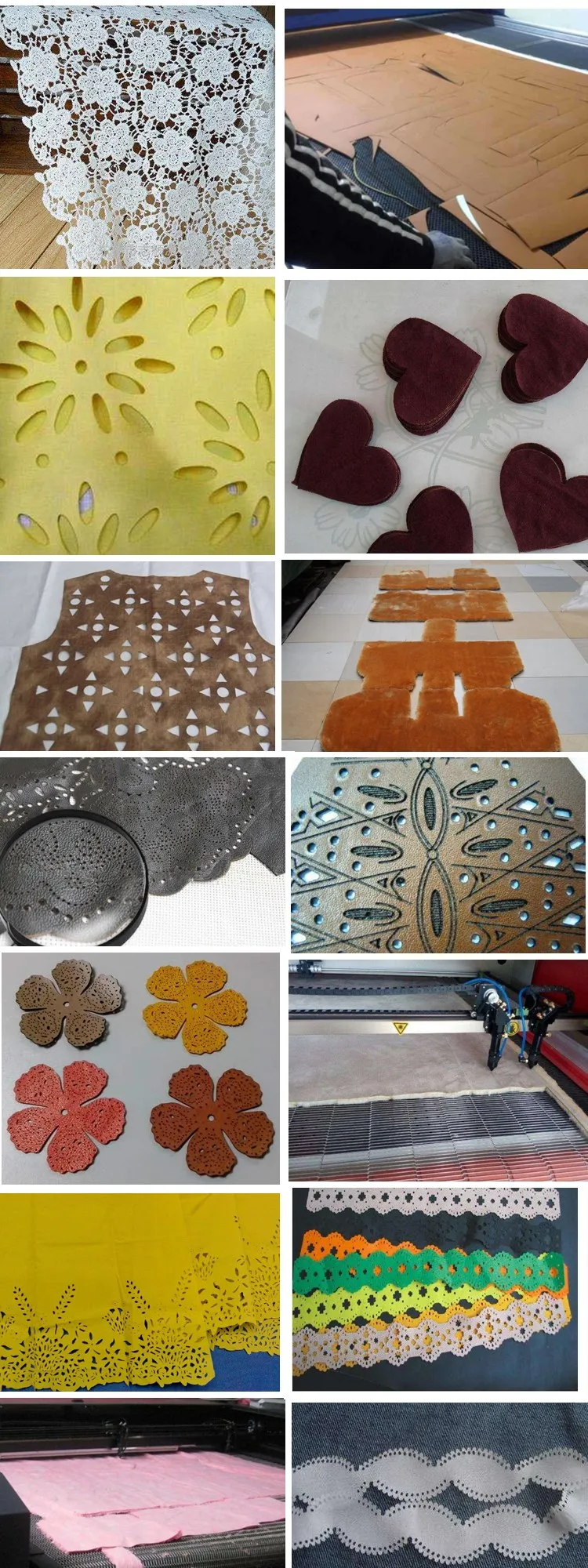 Cloth leather shoes laser cutting machine