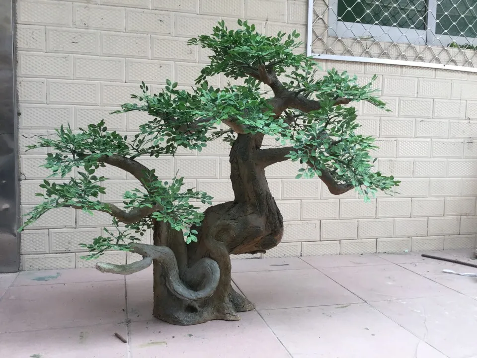 Herstellung Künstliche Alt Bonsal Baum Für Verkauf Fabrik Bonsai Anlage