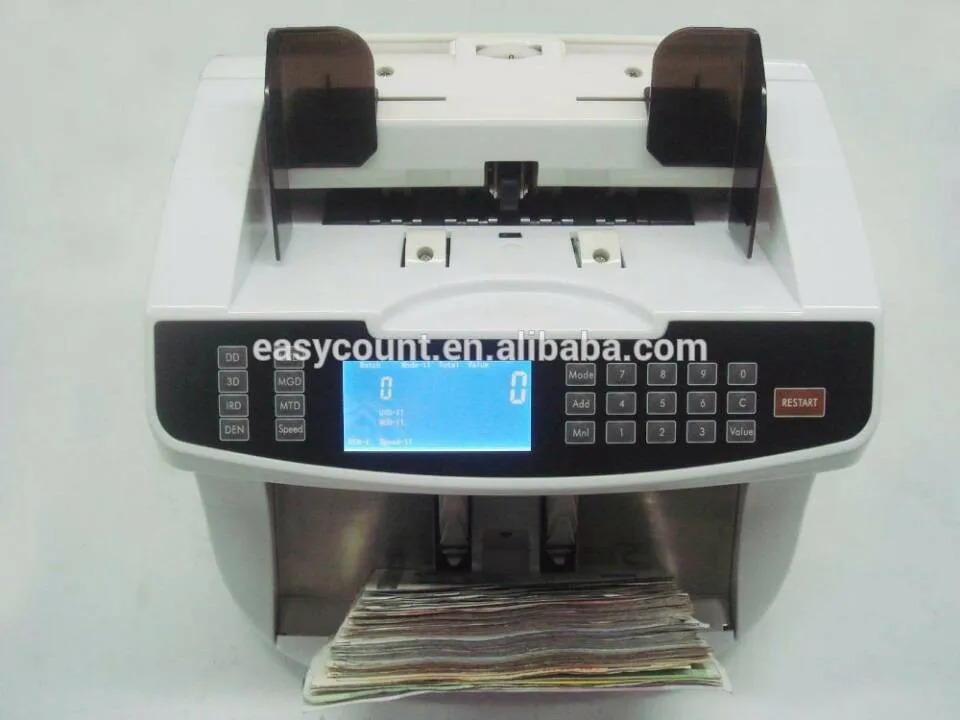 Ec900专业bill Gates Money Counter带usb，适用于xof，inr，bng，eur，usd假钞鉴别器货币检测器