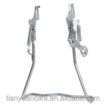 bicycle double kickstand