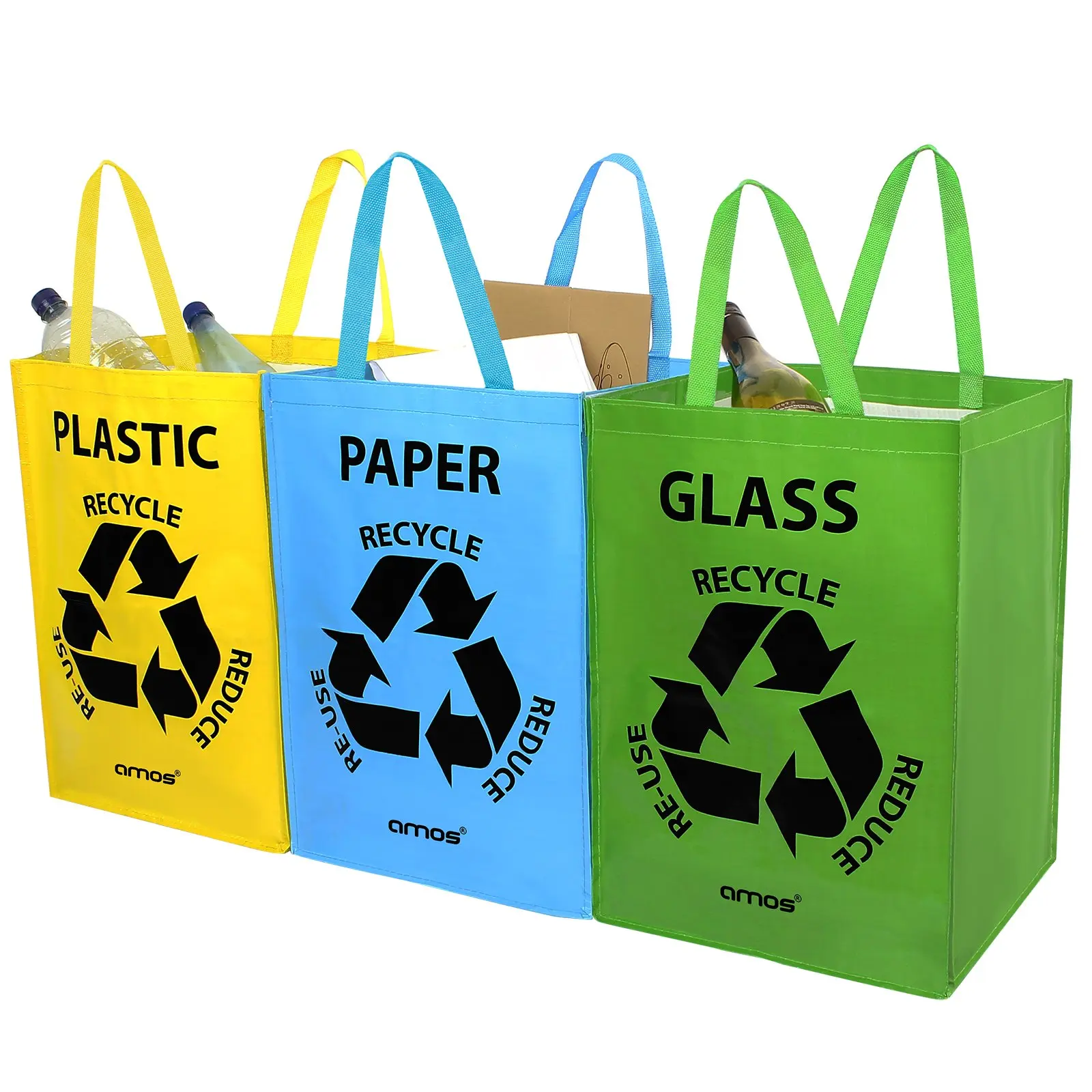 glad recycling bags clear 33 gallon