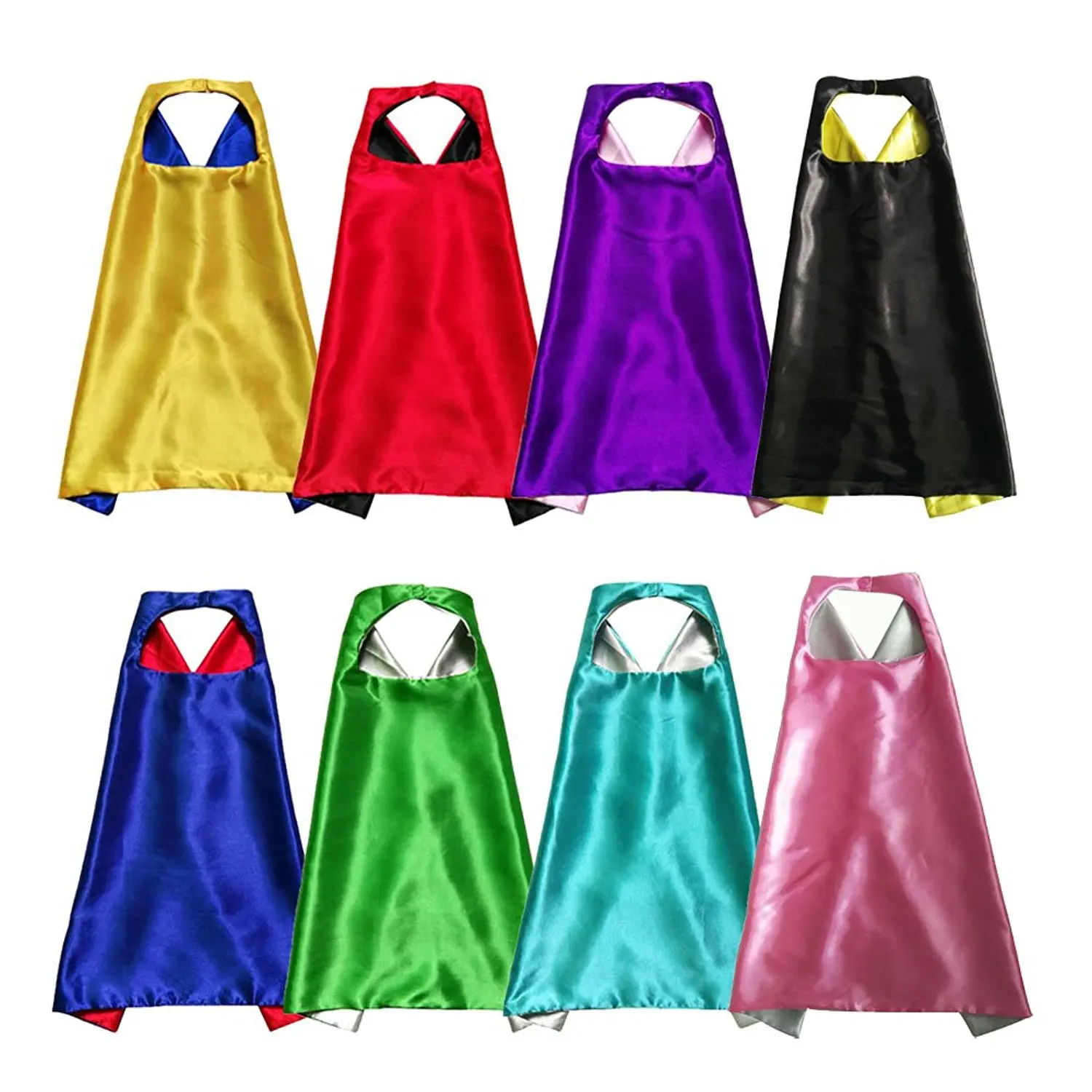 Pack of 3 YIISUN Christmas Dress Up Costumes Children Capes