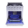 CSA 30inch stainless steel 4 burner gas range grill top UISA standard