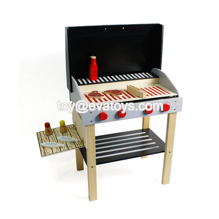 New Design Preschool Wooden Kids Play Toy Bbq Set With Kitchen Accessories W10d123b Buy Toy