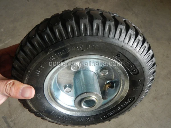 250-4 rubber wheel barrow tire / small wheels and tires